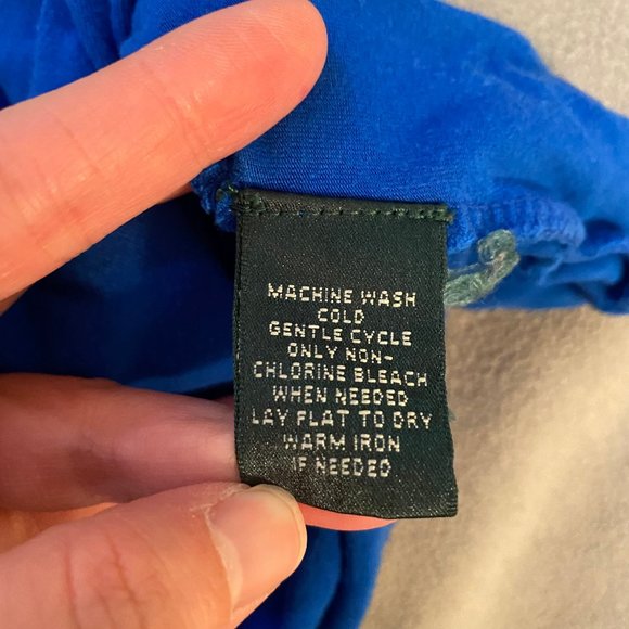 Ralph Lauren Blue Wrap sleeveless blouse - Picture 5 of 5